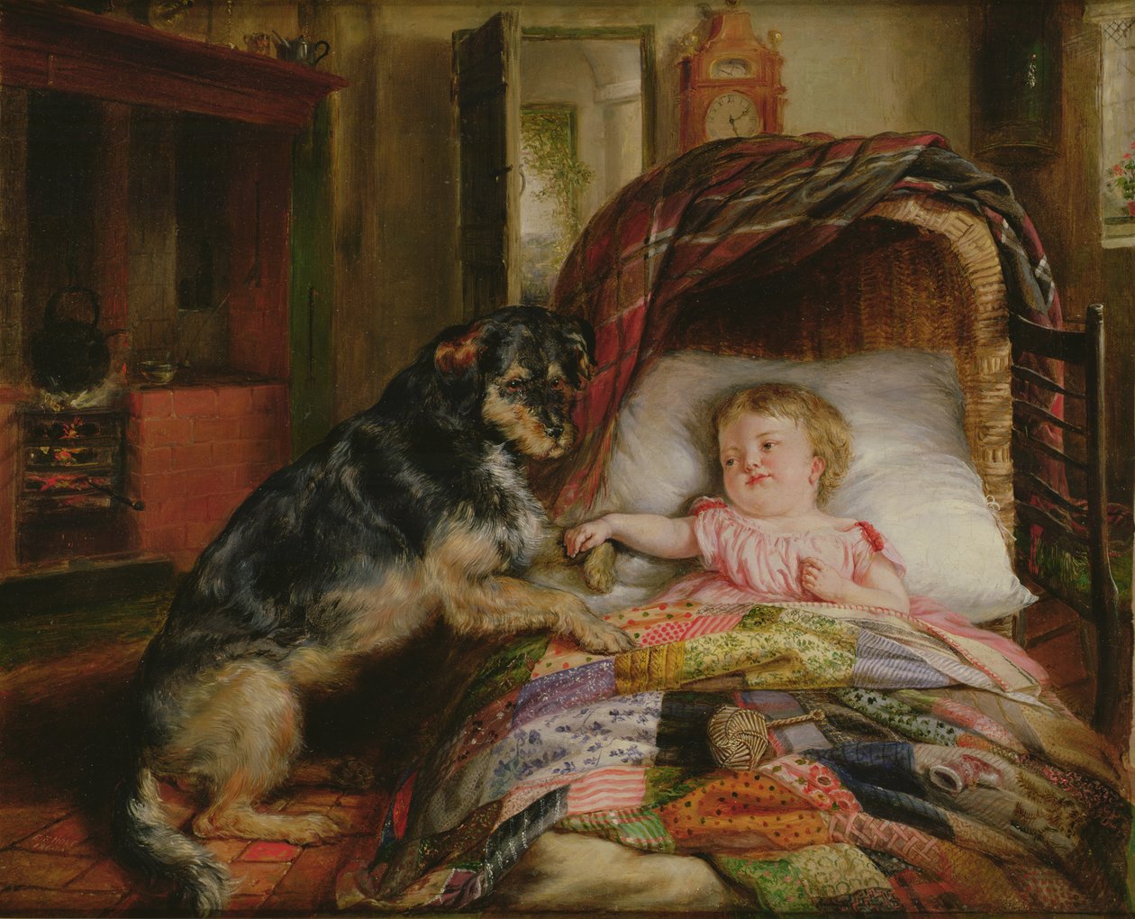 Guarding Baby by Edwin Frederick Holt