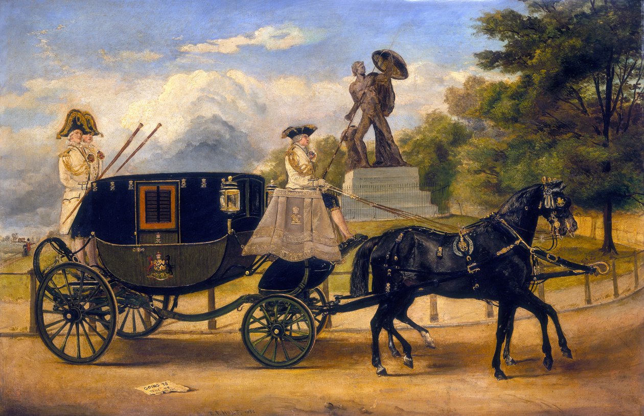 The Dress Carriage of Viscount Eversley in Hyde Park by Edwin Frederick Holt
