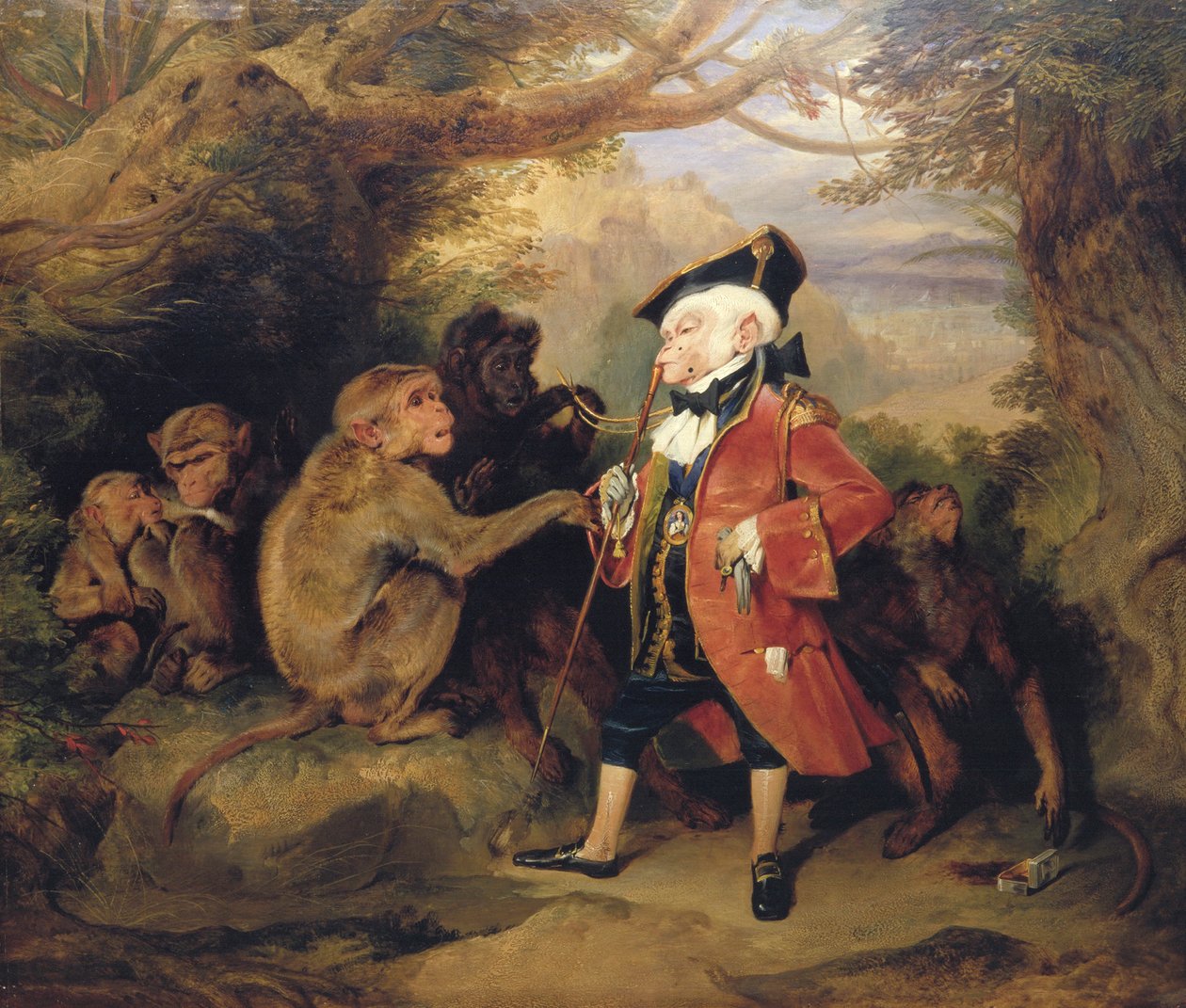 The Travelled Monkey by Edwin Henry Landseer