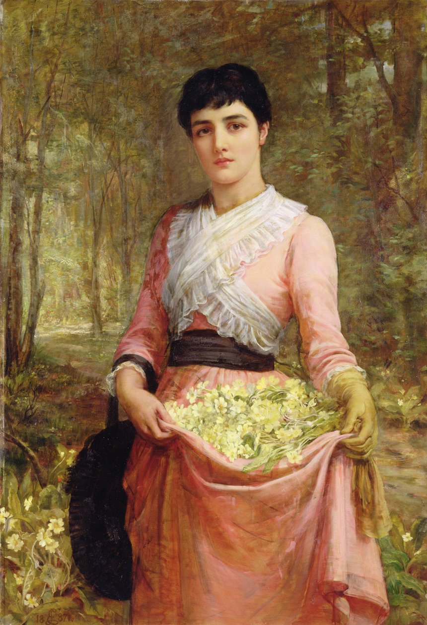 The Daughters of our Empire. England: The Primrose by Edwin Longsden Long