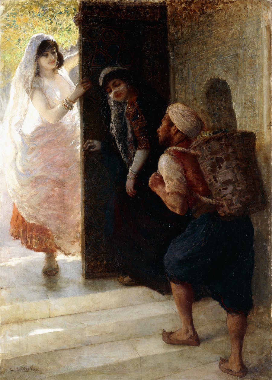 One Thousand and One Nights, The Porter of Bagdad by Edwin Lord Weeks