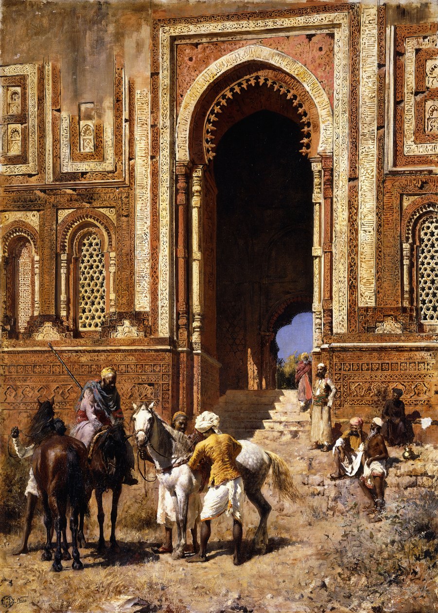 The Gateway of Alah-ou-din, Old Delhi, late 19th century by Edwin Lord Weeks