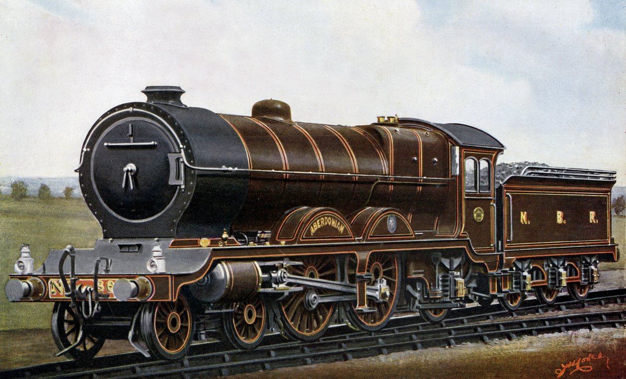 Across the Fourth Bridge: The Aberdonian "Atlantic" type Engine for the North British Railway by Edwin Thomas Rudd