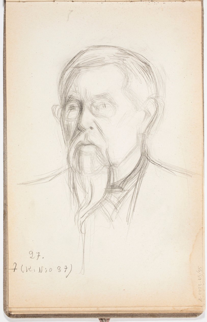 Bank Manager Fredrik Kristian Jeremias Nybom by Eero Järnefelt