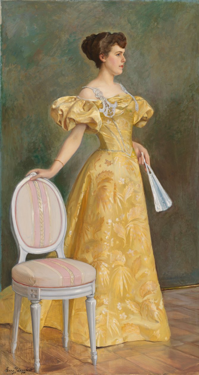 Baroness Elvira Sofia Wilhelmina Standertskjöld by Eero Järnefelt