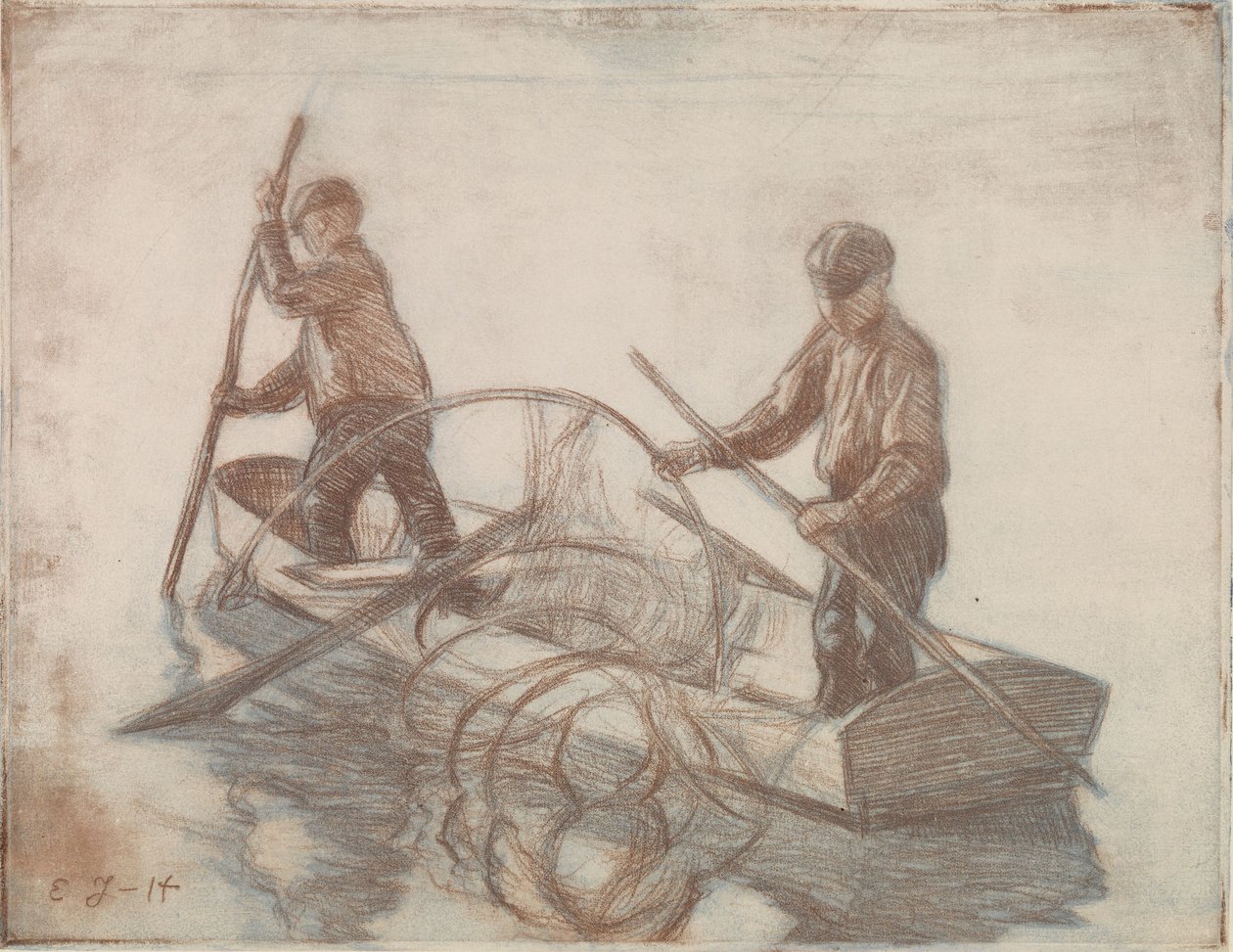 Boys Fishing by Eero Järnefelt