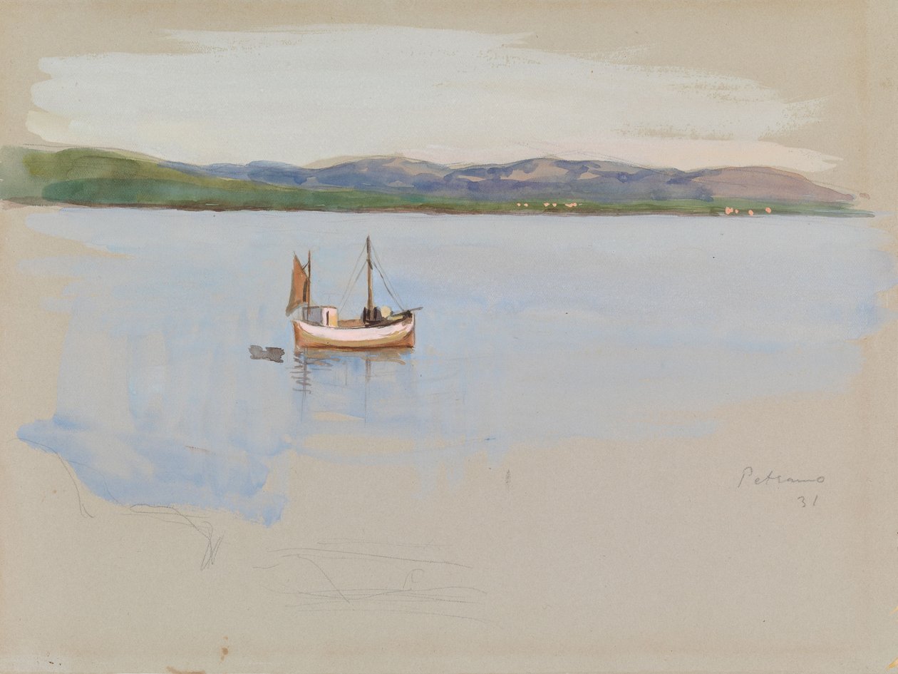 Fishing Boat by Eero Järnefelt