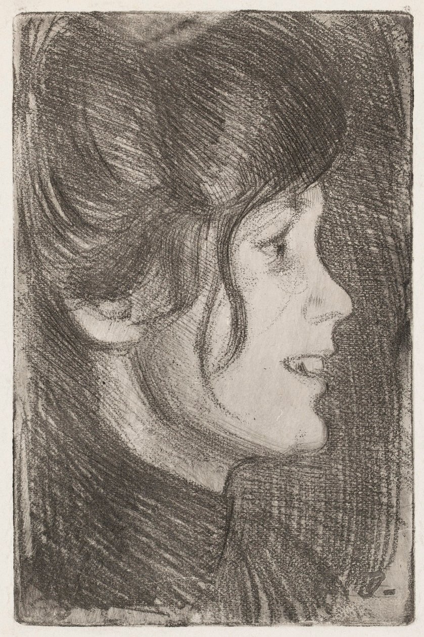 Portrait of a Young Woman (Anni Swan) by Eero Järnefelt