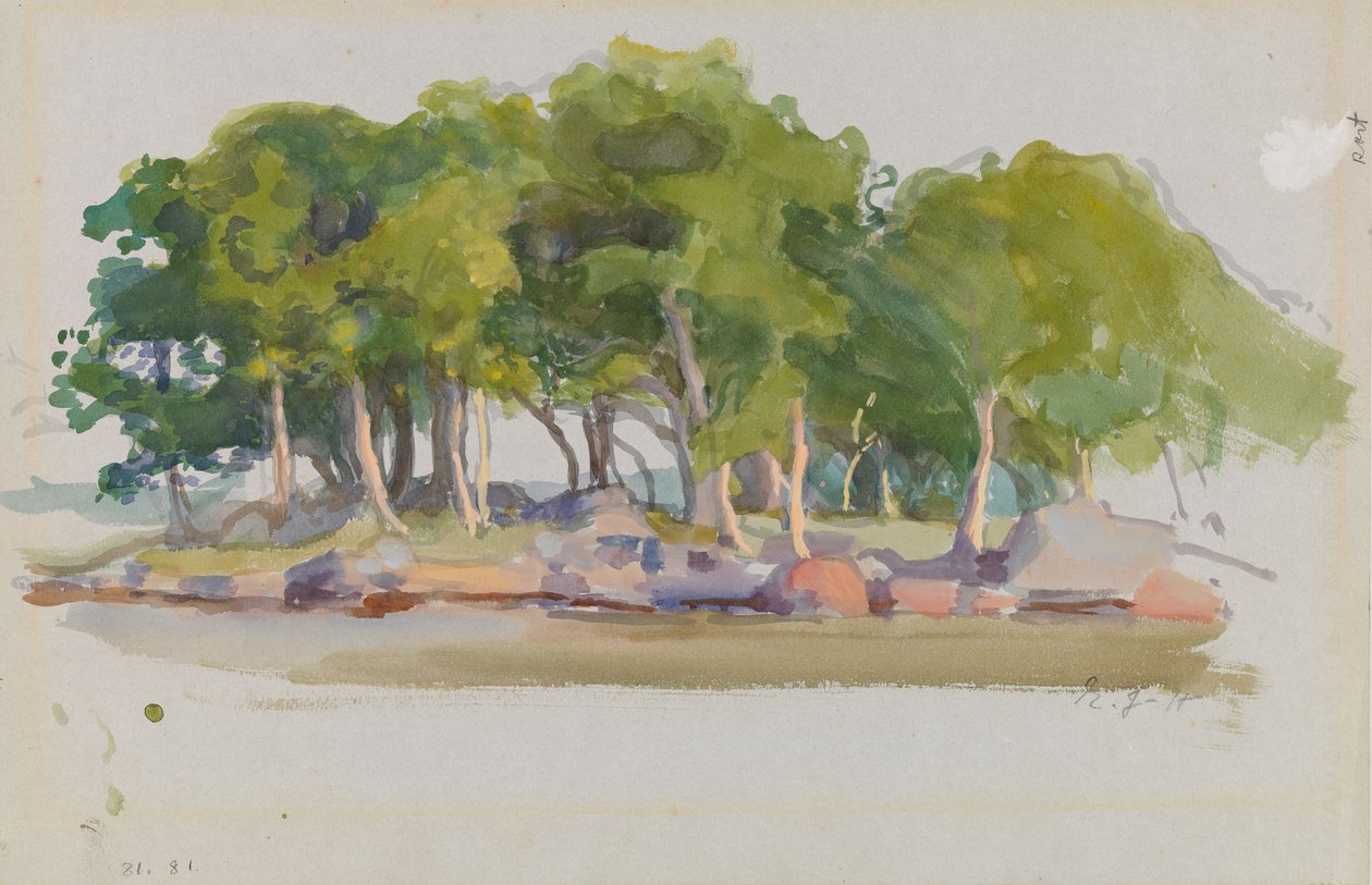 Wooded Island by Eero Järnefelt