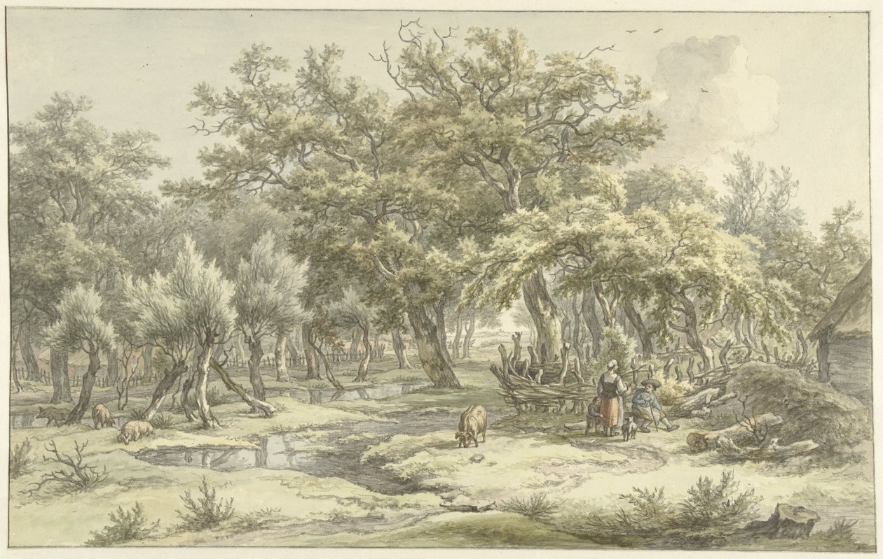 Landscape near Eext (Drenthe) by Egbert van Drielst