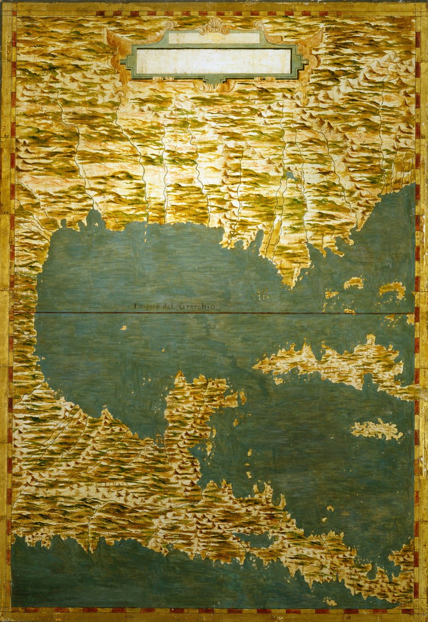 Gulf of Mexico, Cuba, and Southern United States by Ignazio Danti