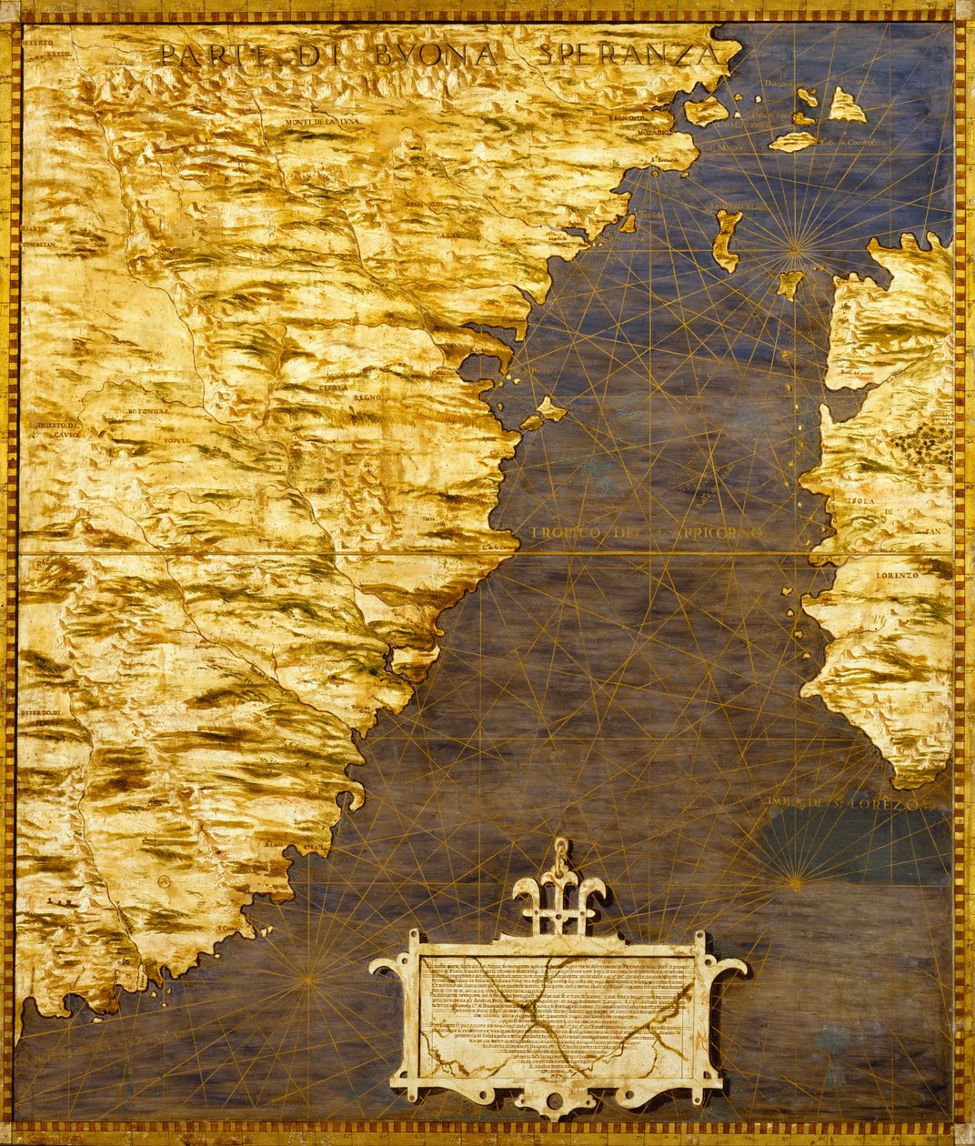 South Africa, Mozambique and Part of Madagascar by Ignazio Danti