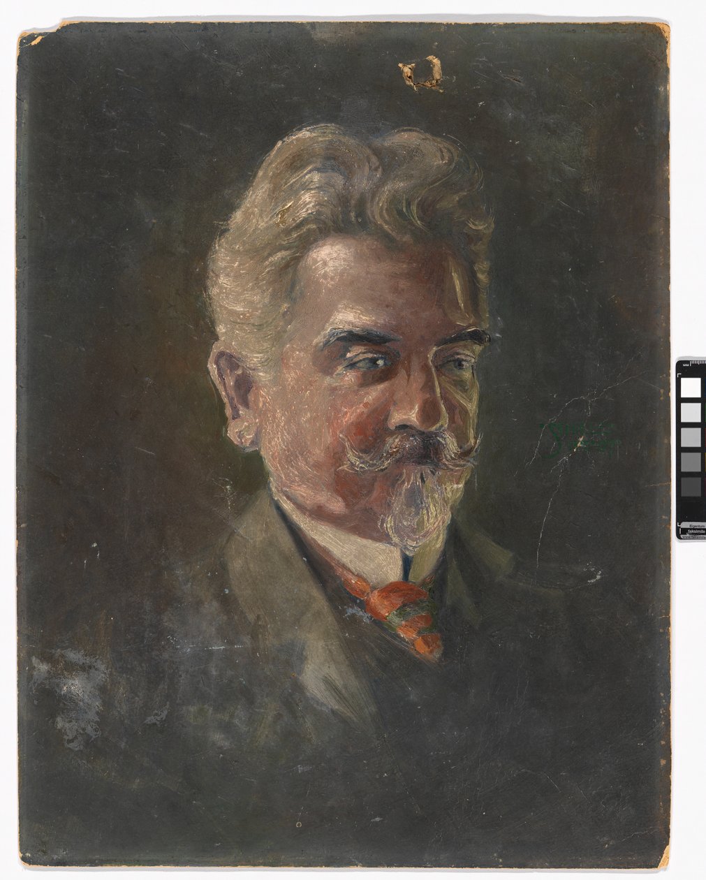 Portrait of Leopold Czihaczek in Three-Quarter Profile by Egon Schiele