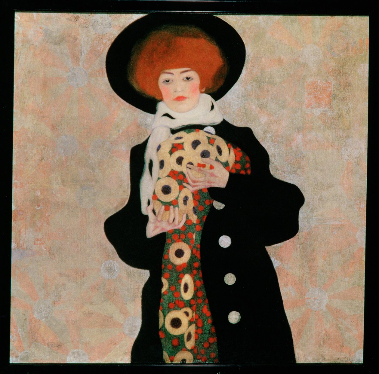Portrait of a Woman with Black Hat by Egon Schiele