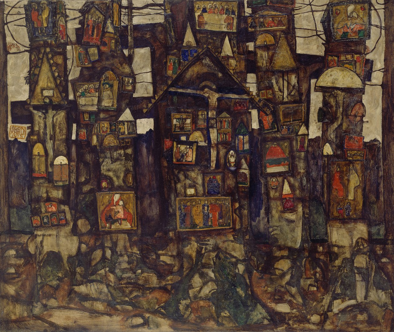 Forest Prayer, 1915 by Egon Schiele