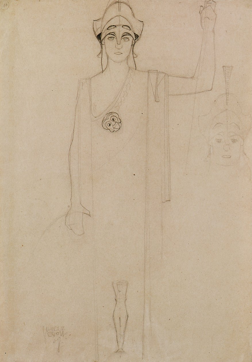 Pallas Athena by Egon Schiele