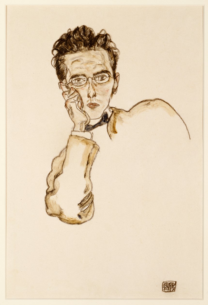 Portrait of the Art Dealer, Paul Wengraf by Egon Schiele