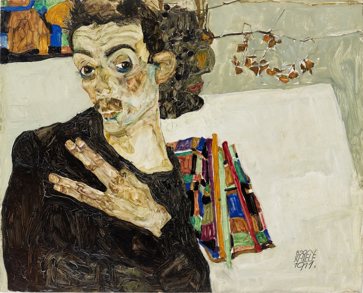 Self-Portrait by Egon Schiele