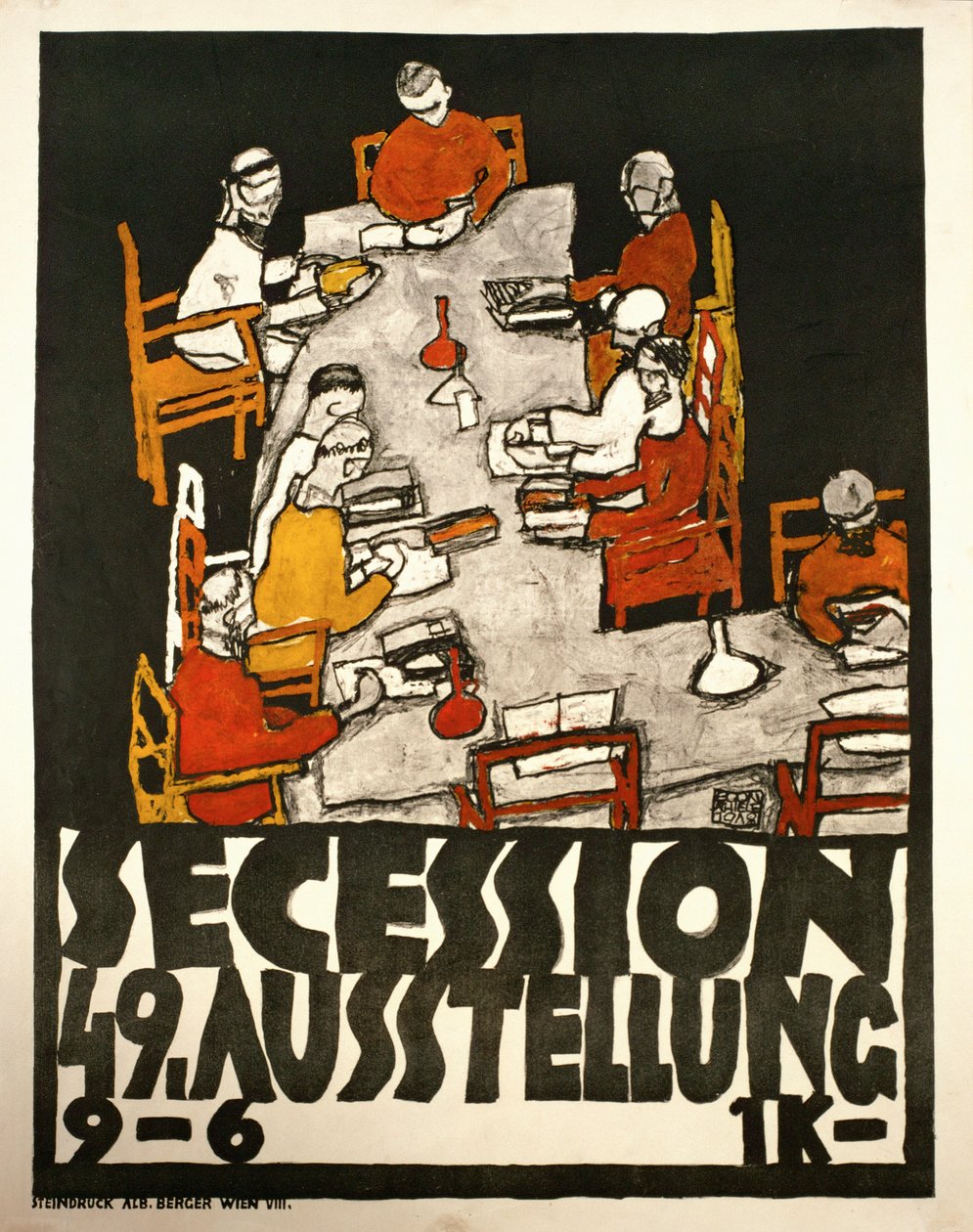 Secession Poster by Egon Schiele