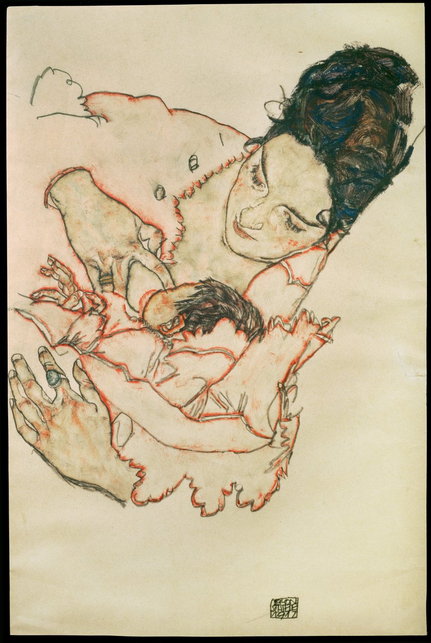 Nursing Mother by Egon Schiele