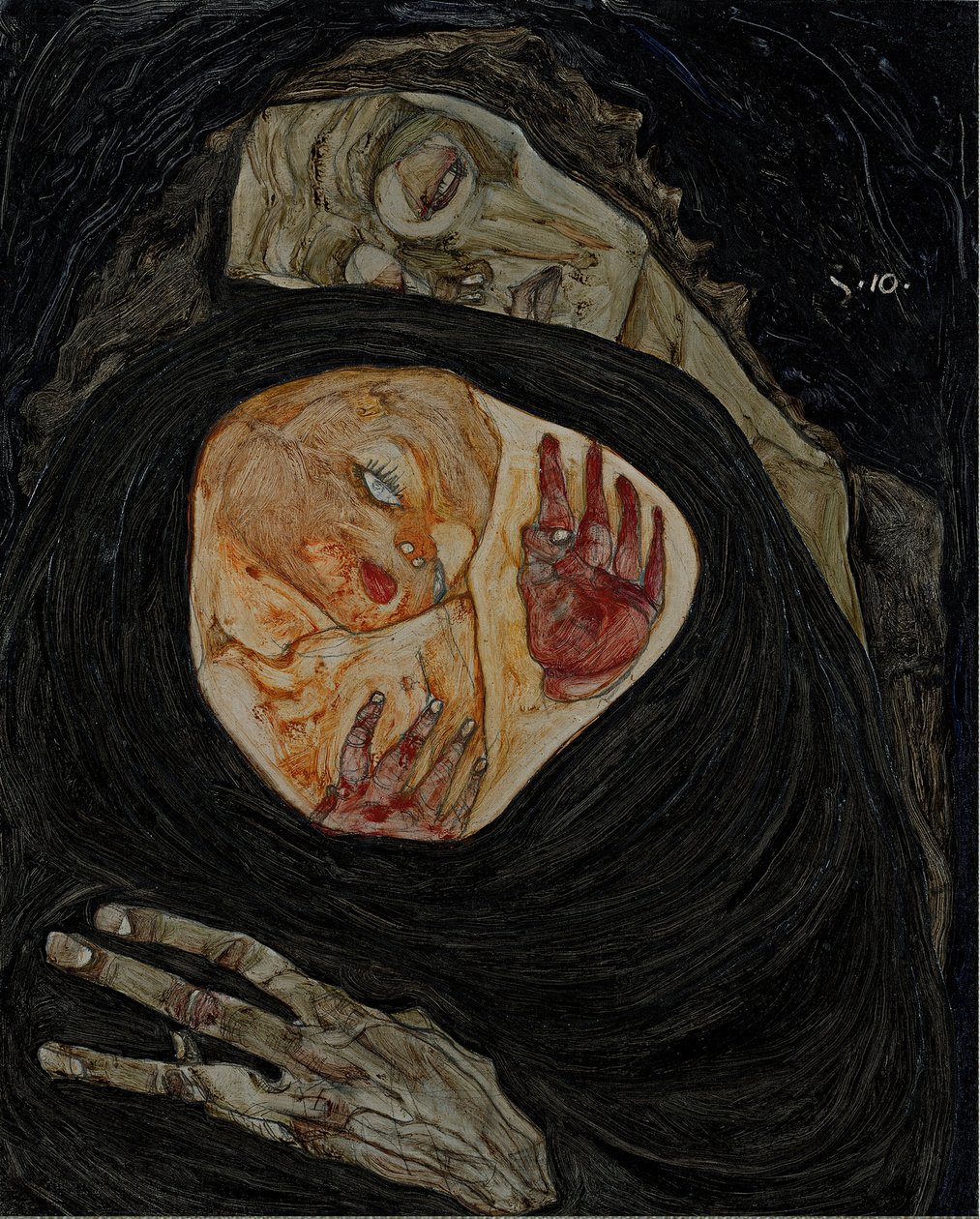 "Dead Mother" I by Egon Schiele