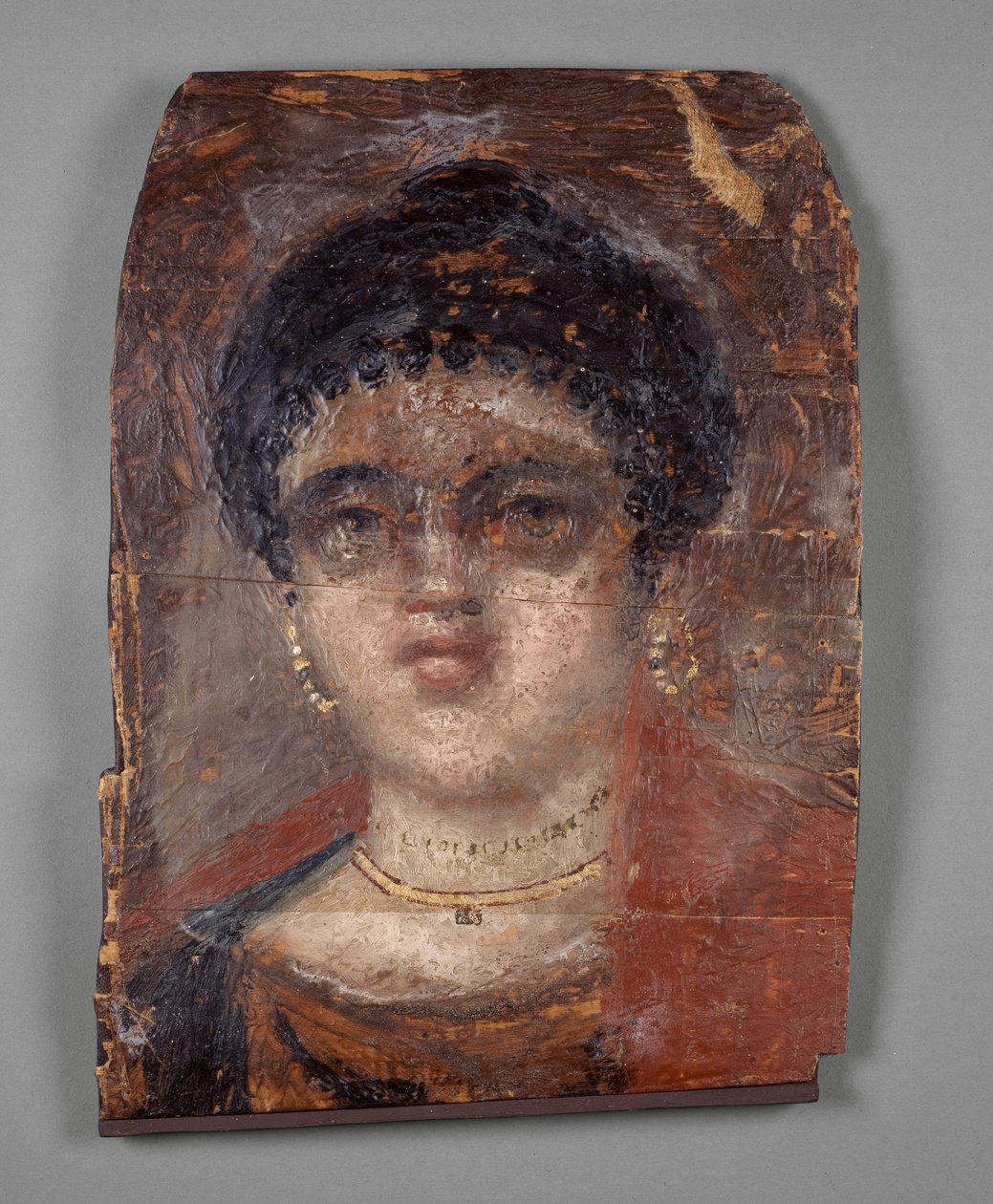 Mummy Portrait of a Woman by Egyptian