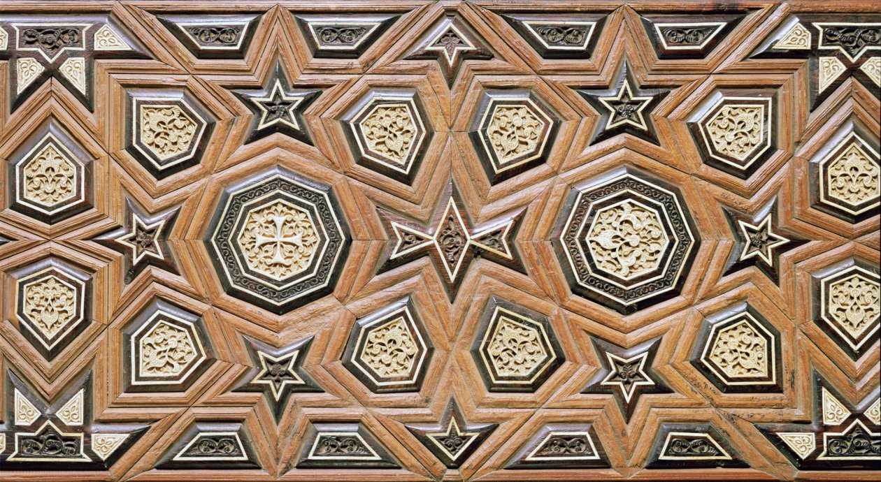 Pair of shutters from a church (detail) by Egyptian