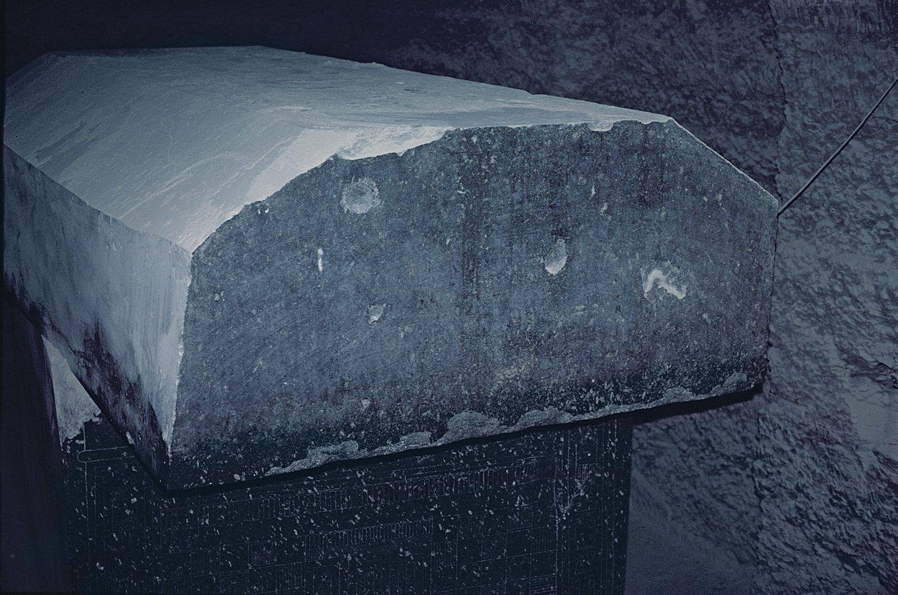 Sarcophagus of an Apis Bull in the Serapeum, New Kingdom by Egyptian 26th Dynasty