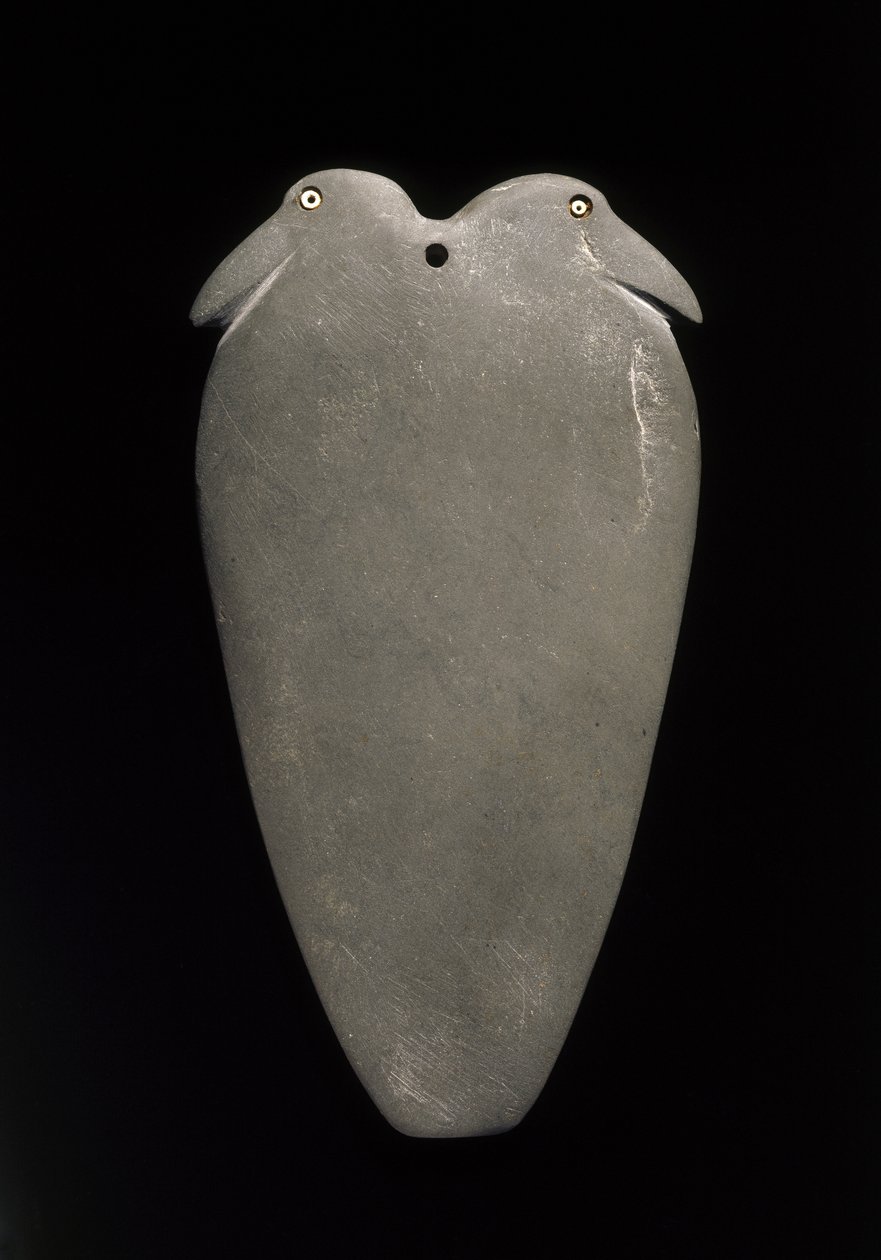 Palette with Two Birds, from Edfu, Province of Aswan by Egyptian