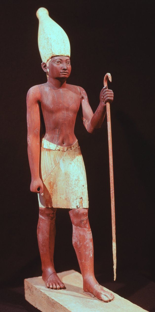 Statue of Sesostris I (ruled 1971-28 BC) with a White Crown by Egyptian 12th Dynasty