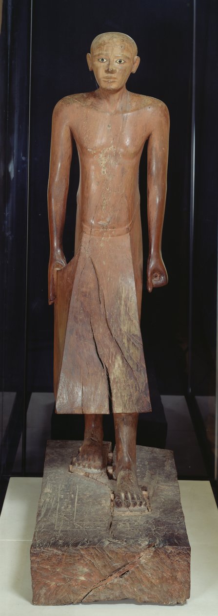 Statuette of Nakhti, chancellor during the reign of Sesostris I (c.1956-c.1911 BC) from Assiut, Middle Kingdom, c.1934-1898 BC by Egyptian 12th Dynasty
