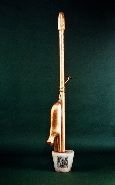 Anubis emblem, from the Tomb of Tutankhamun, New Kingdom by Egyptian 18th Dynasty