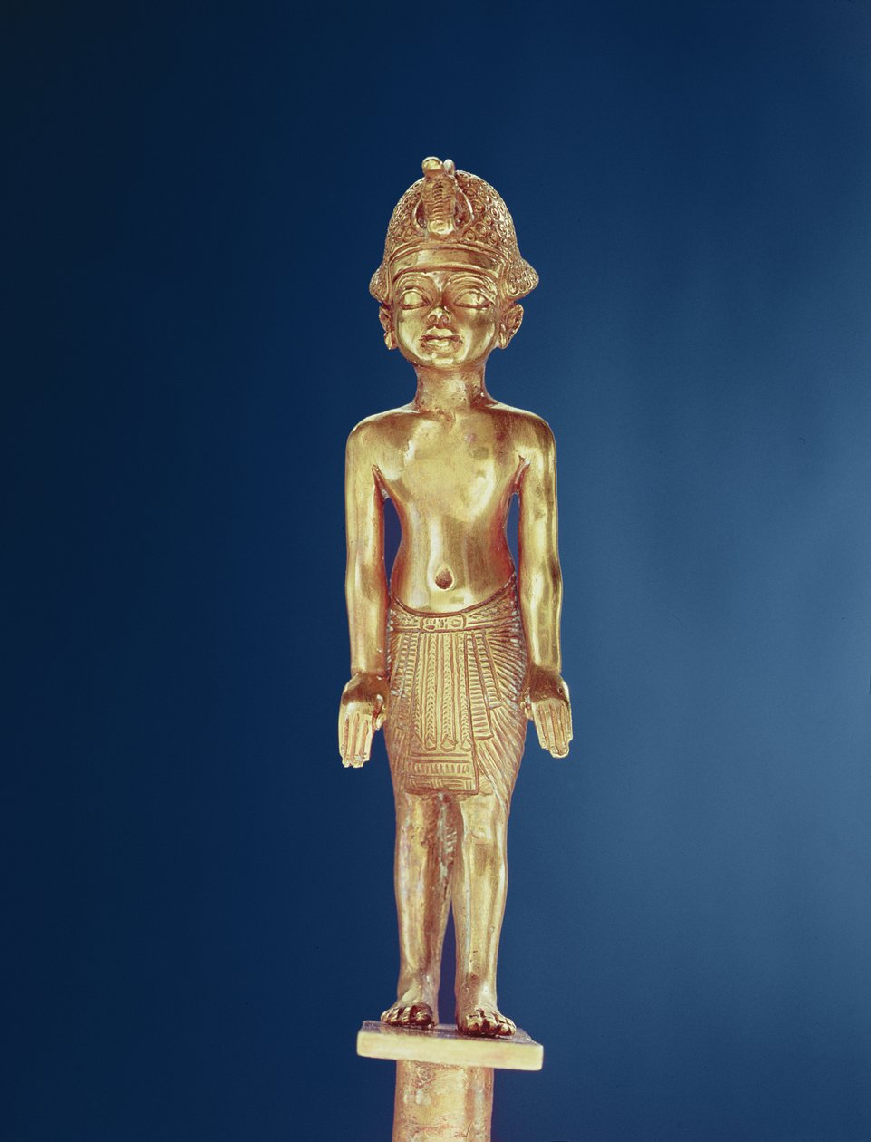 Figure of the king, from the Tomb of Tutankhamun, New Kingdom by Egyptian 18th Dynasty