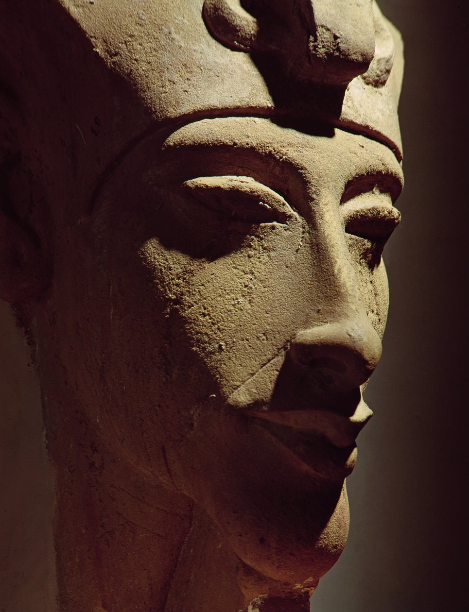Head of Amenophis IV (Akhenaten) by Egyptian 18th Dynasty