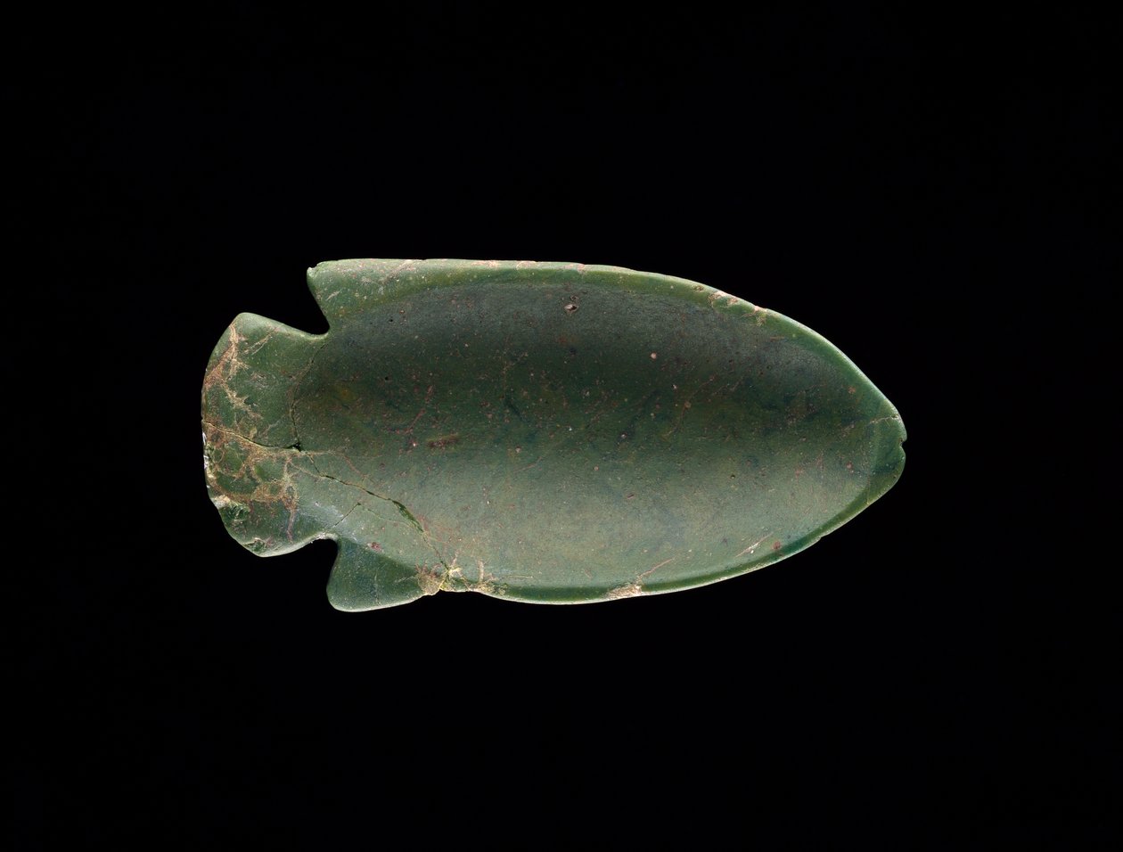 Inside of a Fish-Shaped Dish by Egyptian 18th Dynasty