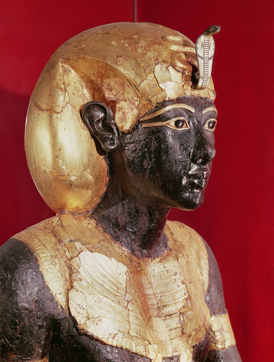 Life size statue of Tutankhamun, from the Tomb of Tutankhamun by Egyptian 18th Dynasty