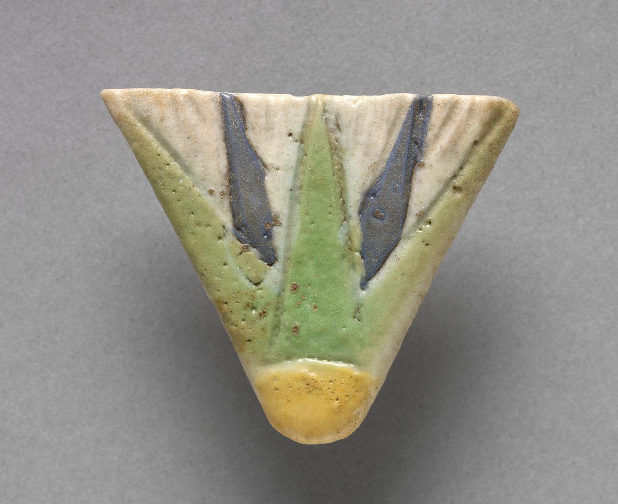 Lotus Blossom Necklace Terminal by Egyptian 18th Dynasty