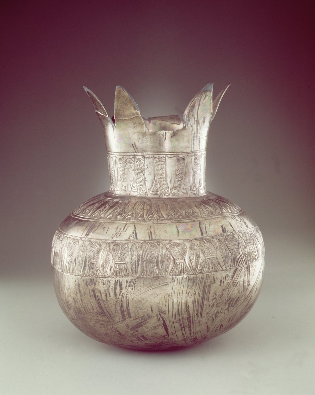 Pomegranate Vase, from the Tomb of Tutankhamun, New Kingdom by Egyptian 18th Dynasty