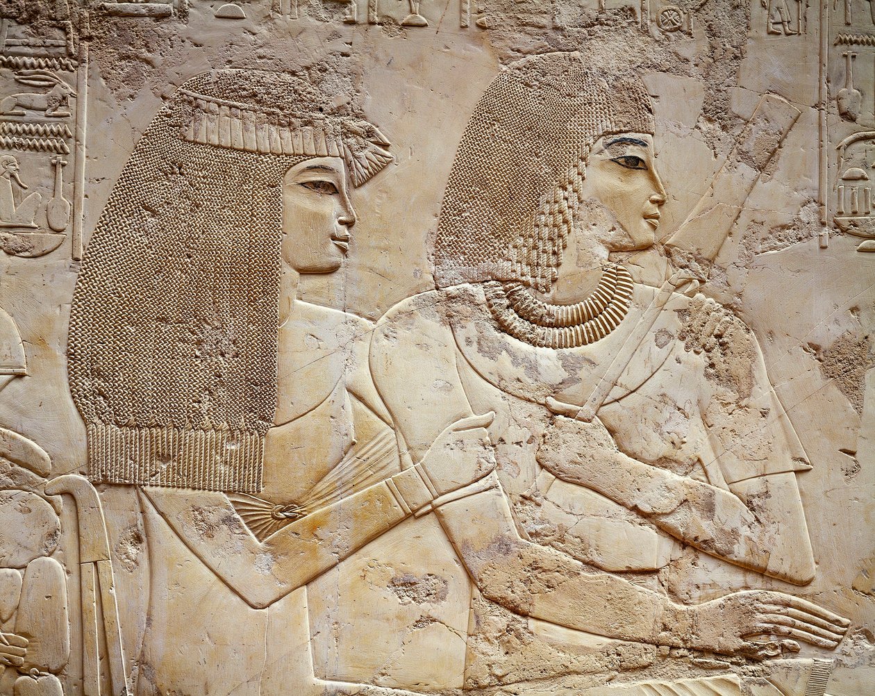 Ramos and his wife, Tomb of Ramos, Sheikh 