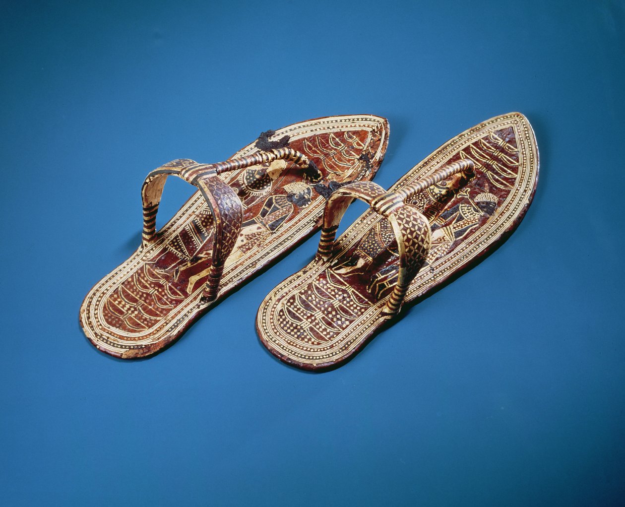 Sandals, Tomb of Tutankhamun, New Kingdom by Egyptian 18th Dynasty
