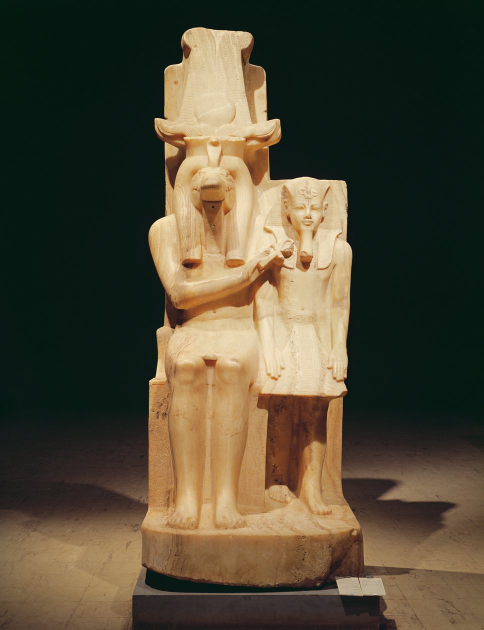 Sobek Offering an Ankh to Amenhoteop III, New Kingdom by Egyptian 18th Dynasty