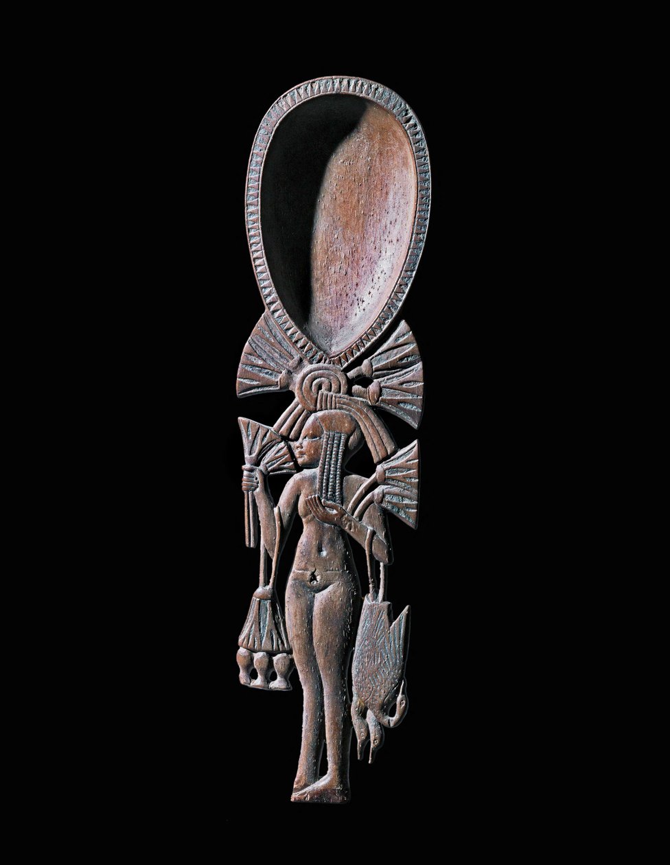Spoon for holding face cream by Egyptian 18th Dynasty