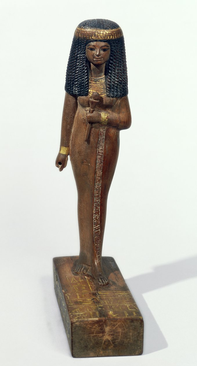 Statue of the Lady Nay, New Kingdom by Egyptian 18th Dynasty