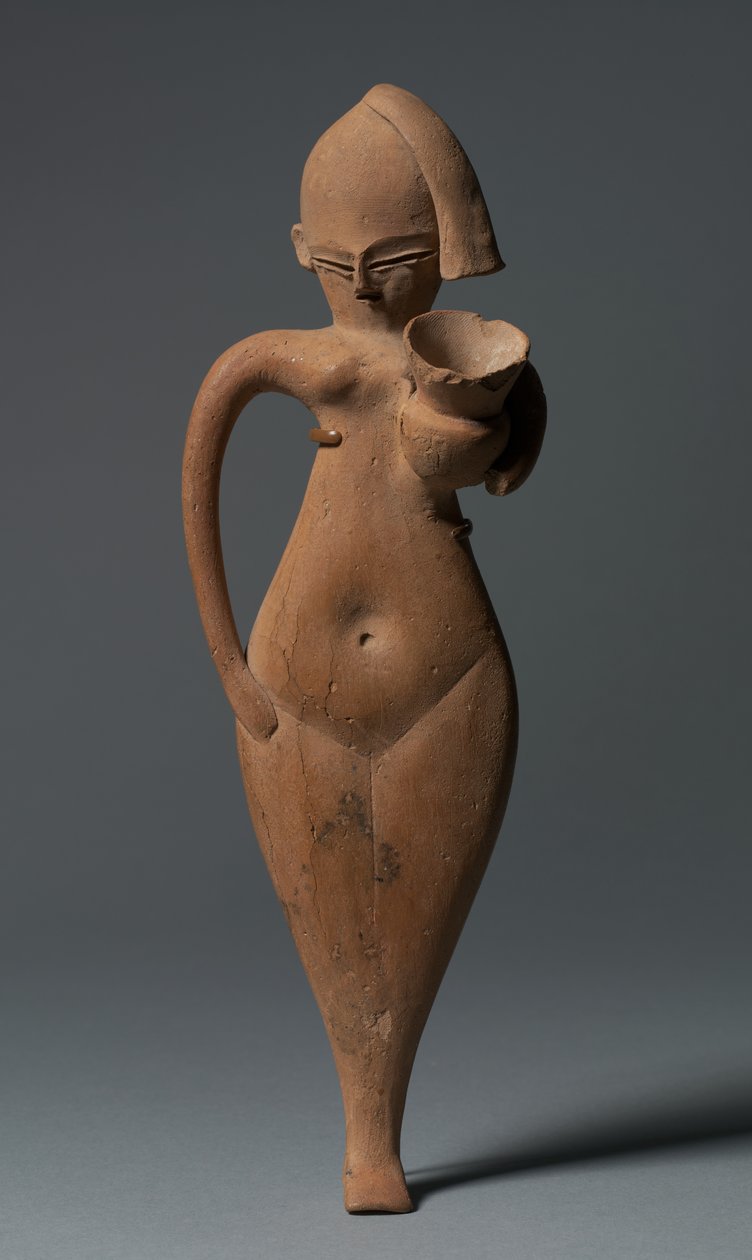 Statuette of a Serving Girl by Egyptian 18th Dynasty