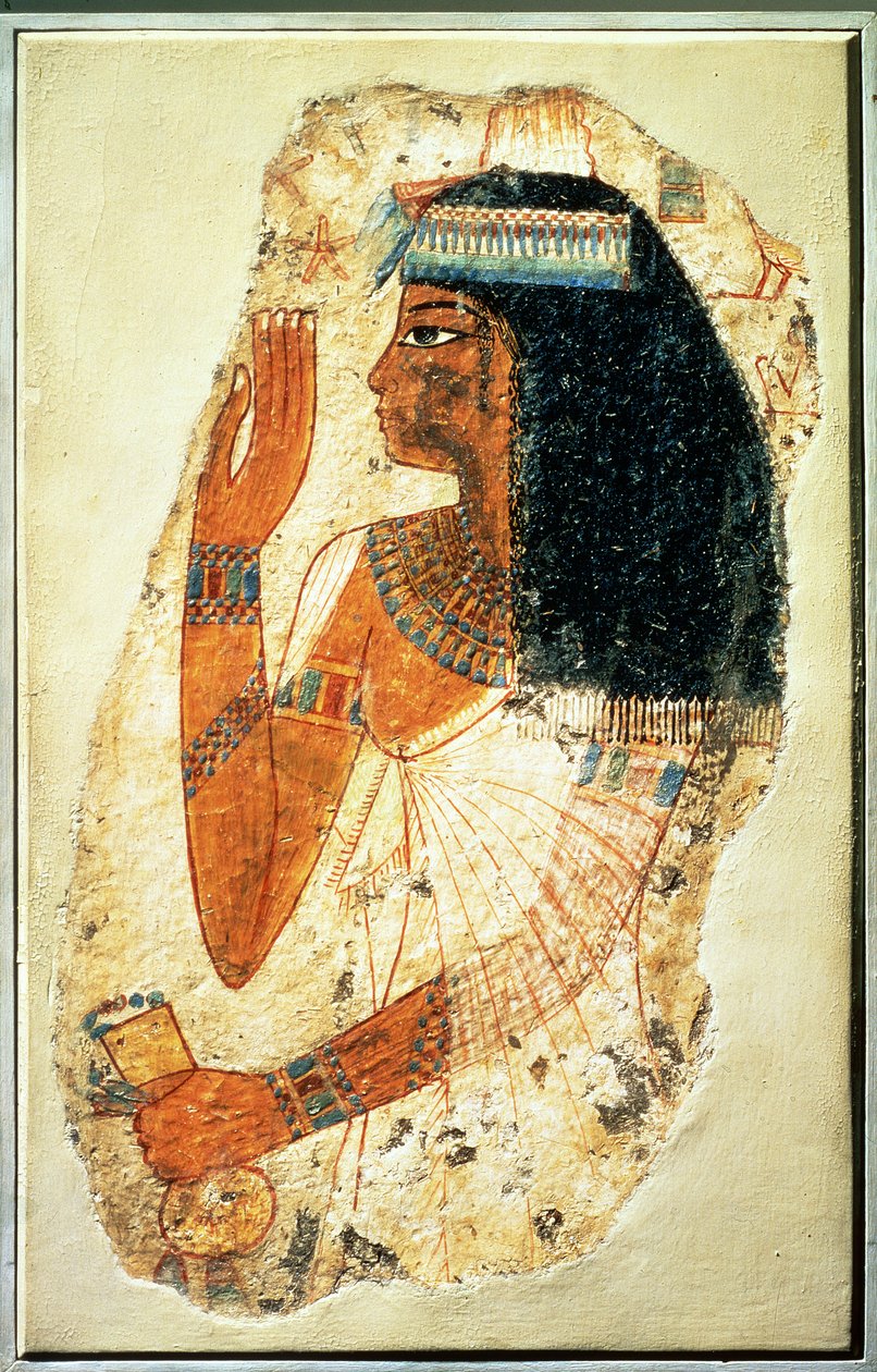 The Woman Tjepu, from Thebes, Tomb 181, New Kingdom by Egyptian 18th Dynasty