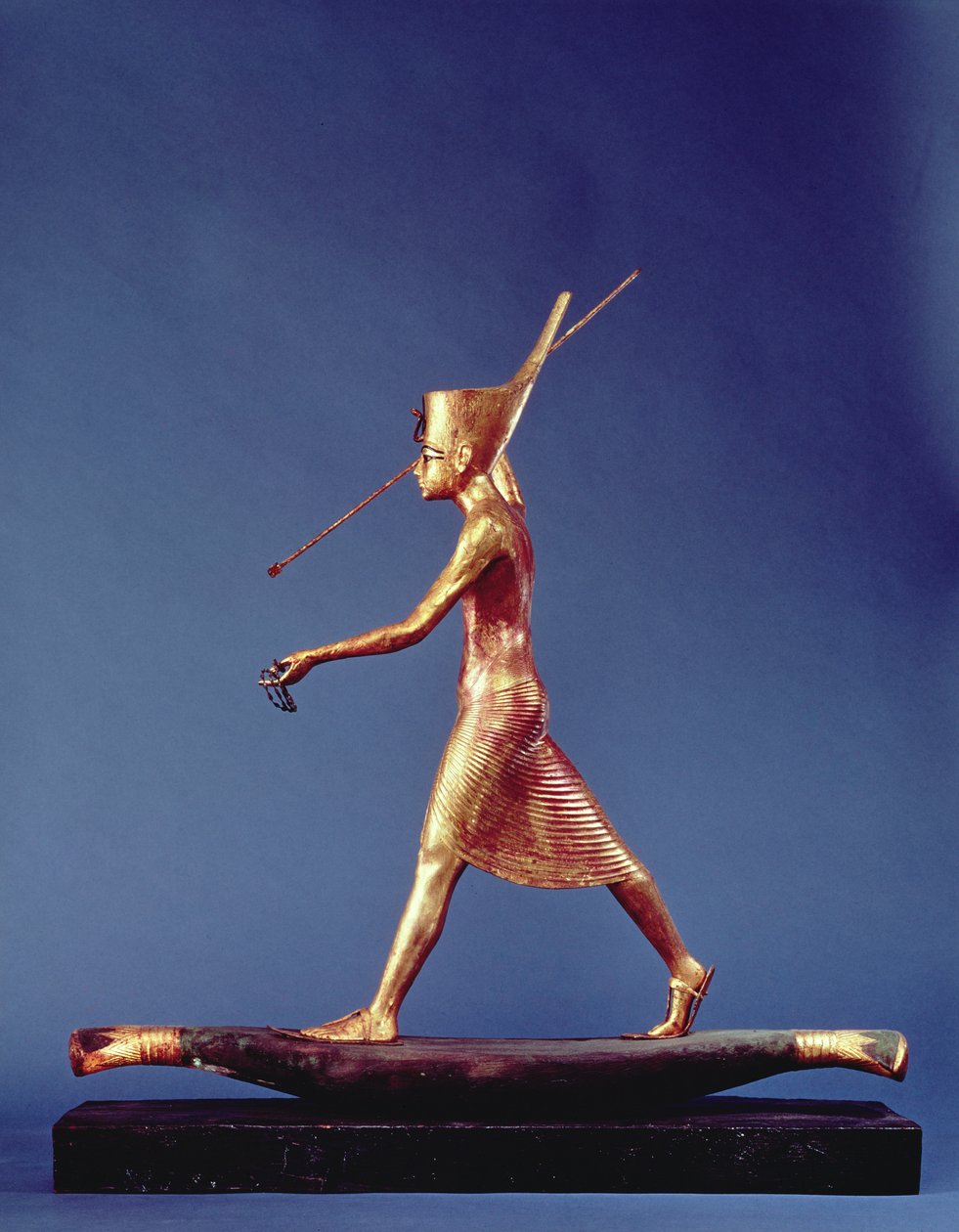 Tutankhamun the Harpooner, from the Tomb of Tutankhamun, New Kingdom by Egyptian 18th Dynasty
