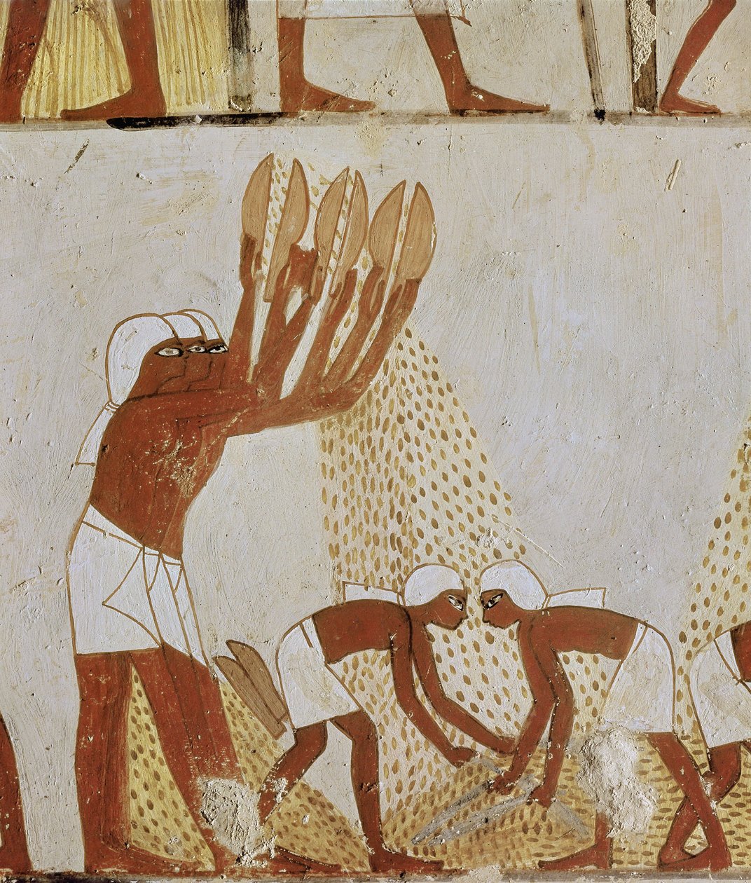 Winnowing by Egyptian 18th Dynasty