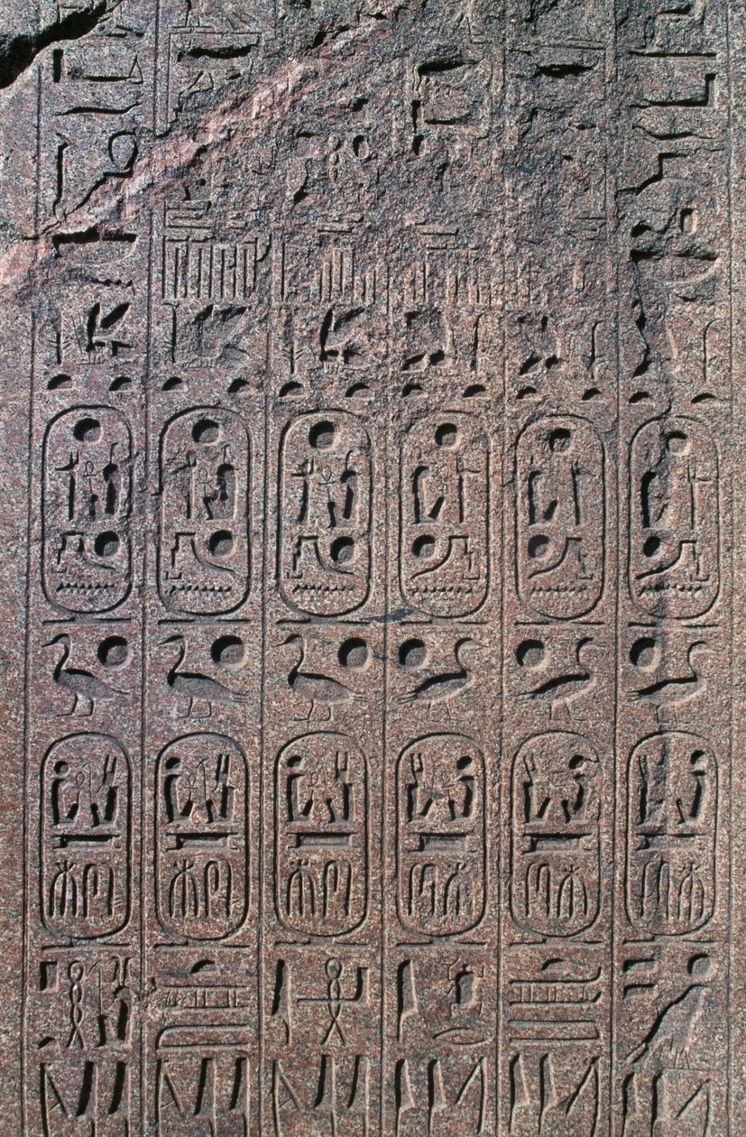 Block with reliefs and inscriptions, Great Temple of Amun, Tanis, Egypt, New Kingdom, Dynasty XIX by Egyptian 19th Dynasty