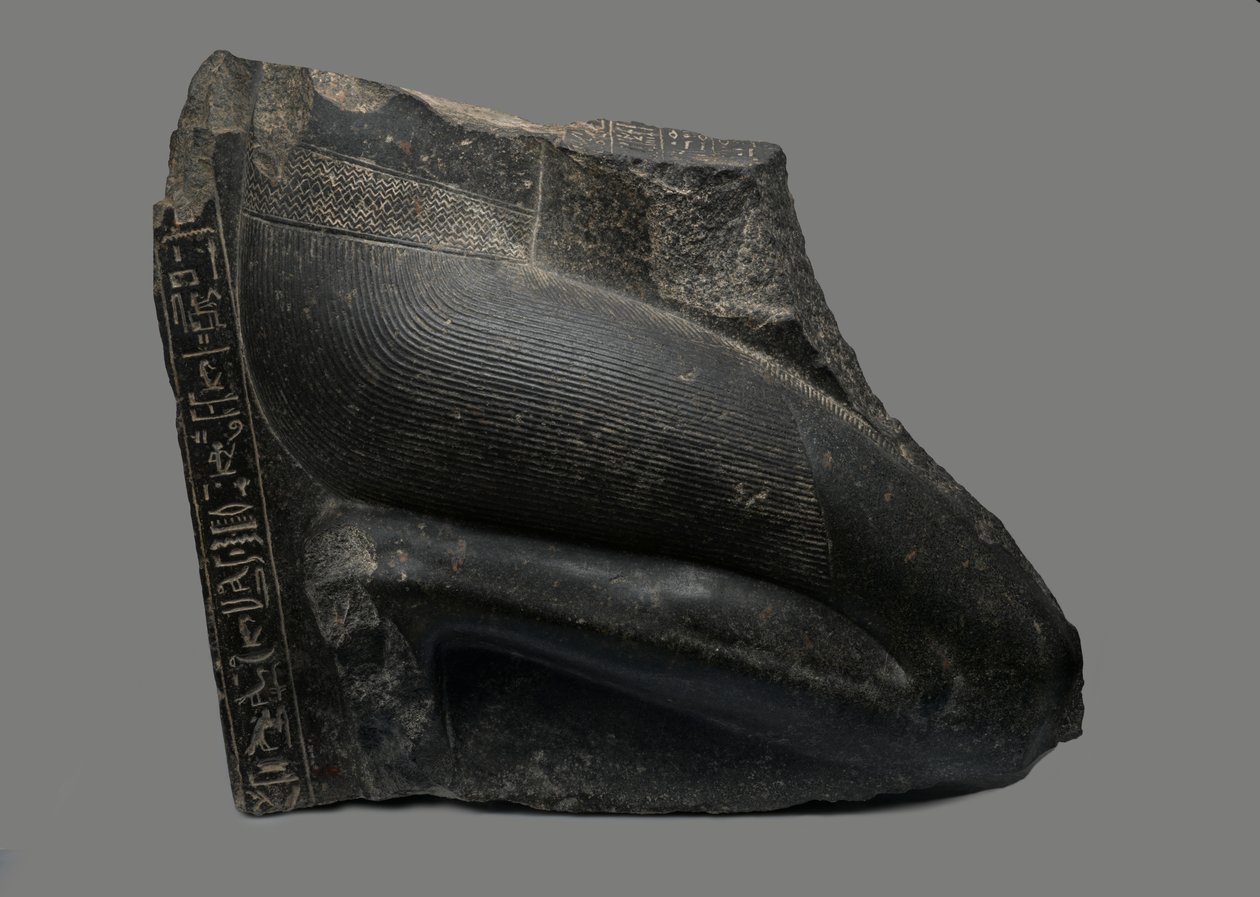 Kneeling statue of Khaemwaset by Egyptian 19th Dynasty