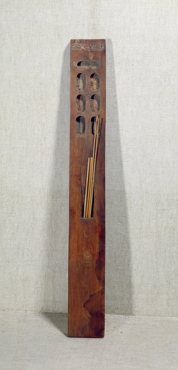 Palette belonging to the painter Dedia, from Thebes, New Kingdom by Egyptian 19th Dynasty
